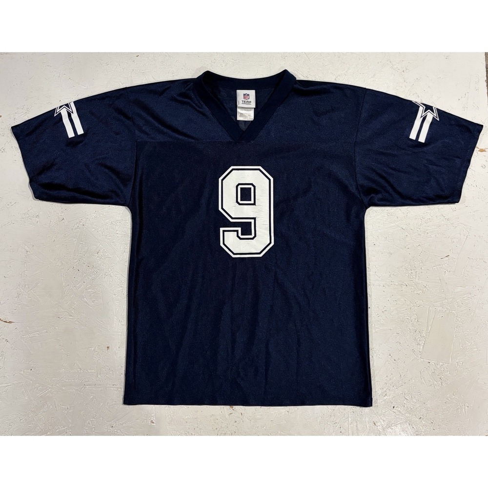 NFL Team Apparel Dallas Cowboys‎ Tony Romo Jersey Youth Boys Large Blue